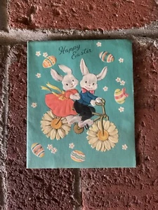 Fantastic Vintage 1940’s EASTER Greeting Card Unused Really Cute! - Picture 1 of 4