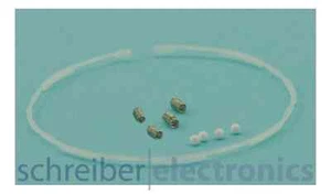 Samsung R800 Gear Watch Dichtung Set Ring Kugel Feder Set weiß Rund - Bild 1 von 2