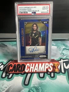 Juliana Pena 2023 Chronicles Auto /49 POP 1π₯ UFC - Picture 1 of 2