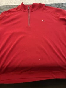 Tommy Bahama Tampa Bay Buccaneers men’s quarter zip sweater jacket 2XL - Picture 1 of 5