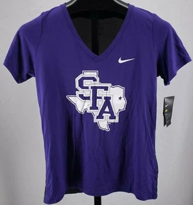 Nike Damen M NCAA SFA University Dri-Fit Touch Kurzarm T-Shirt Lila - Bild 1 von 5