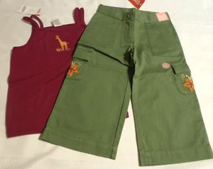 Gymboree Savannah Sunset Size 7 Shirt Slim Adjustable Waist Capri Outfit NWT - Picture 1 of 3