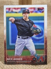 2015 Topps Update Series Nick Ahmed Baseball Card US57 Diamondbacks A3