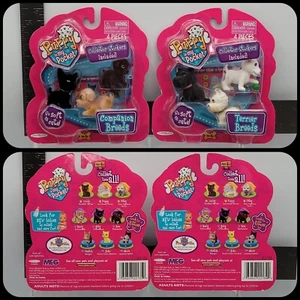 Puppy In My Pocket Dog Figure 6x Set Terrier + Companion Breeds 2009 Version NEW - Picture 1 of 15