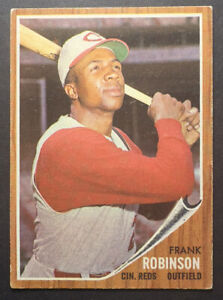 1962 Topps #350 Frank Robinson HOF Cincinnati Reds