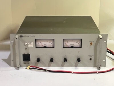 Fonte de alimentação DC ajustável Hewlett Packard HP modelo 6259B 0-10 V 0-50 A - Imagem 1 de 3