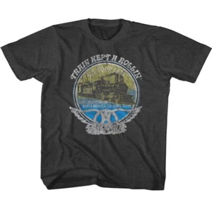 Kids Aerosmith Rollin Music Shirt - Picture 1 of 3