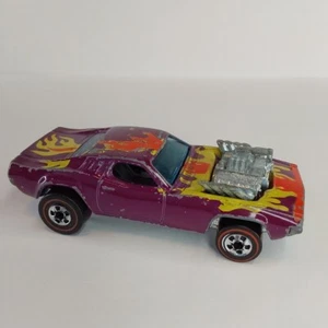 HOT WHEELS RedLines - Rodger Dodger, Plum, mit RL's, Made in 1974 Metal Base - Bild 1 von 10