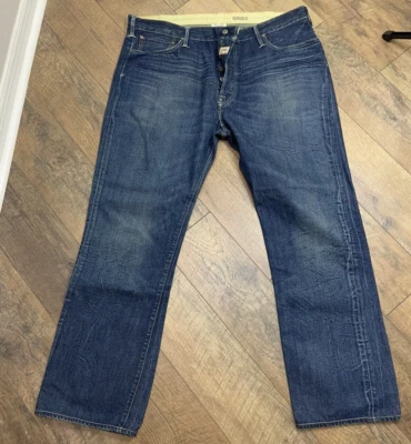 Polo Ralph Lauren Mens Jeans 40X32 Blue Medium Wash Denim 15941 Straight Zip - Image 1 of 4