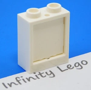 8 LEGO White Window Frame 1 x 2 x 2 with White Glass / Panel (60592} - Bild 1 von 2