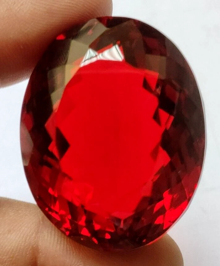 208.70 Ct. Mozambique Blood Red Ruby Oval Cut Loose Gemstone @Best Price Offer - Image 1 of 4