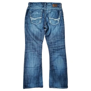 Jeans BKE FULTON Para Hombres 32X32 Azul Bootleg Bolsillos Rectos Exterior Informal Piedra - Imagen 1 de 9