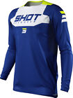 MAGLIA CROSS ENDURO SHOT CONTACT CHASE BLUE NEON YELLOW FLUO TG L