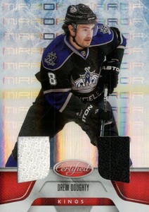 2011-12 (KINGS) Certified Mirror Red Materials Dual #26 Drew Doughty Jsy /150