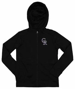 Outerstuff MLB Youth/Kids Colorado Rockies Performance Full Zip Hoodie - Picture 1 of 9