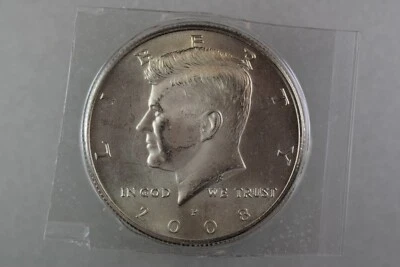 2008-P Kennedy Half Dollar UNC from a mint set. Offering combined shipping. - Image 1 of 2