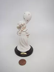 FLORENCE Giuseppe ITALY FIGURINE GIRL Balloon Excellent Condition 5"TALL #0119F - Picture 1 of 5