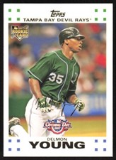 2007 Topps Opening Day Delmon Young RC #188 Tampa Bay Devil Rays