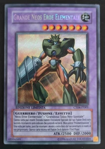 Yu-Gi-Oh! Großer Neos Elementarheld - CT04-IT001 - Rare Secret ITALIENISCH #1 - Bild 1 von 3