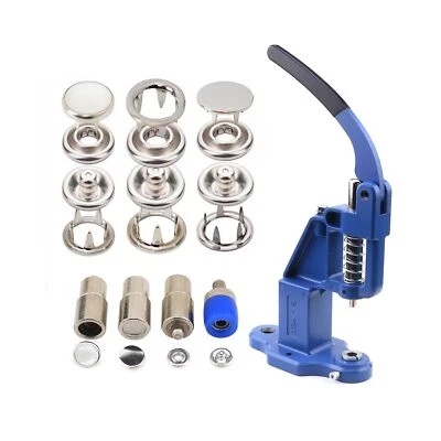 9,5 mm Open Ring, Capped and Pearl Prong Snap Fastener Poppers Button All in ... - Image 1 of 4