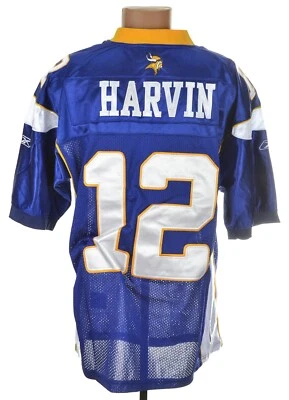 CAMISETA DE FUTBOL AMERICANO DE LOS MINNESOTA VIKINGS DE LA NFL TALLA XXL (54) HARVIN #12 Foto 1 de 4