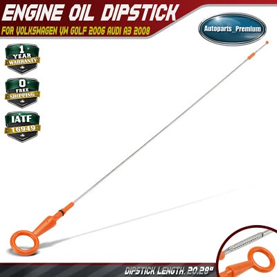 Varilla de medición de aceite de motor para Volkswagen VW Golf 2006-2006 Audi A3 2008-2008 L4 1,6 L Foto 1 de 4