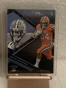2023 Panini Chronicles Draft Picks Sean Tucker rookie Panini Black #25 Syracuse