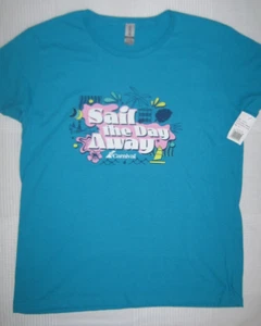 Camiseta Sail The Day Away Carnival Cruise Ship Gildan estilo suave para mujer mediana - Imagen 1 de 4