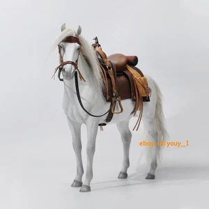 Modellino animale cavallo JXK 1/6 nuovo con sella modello scena GK giocattolo senza personaggi - Foto 1 di 11