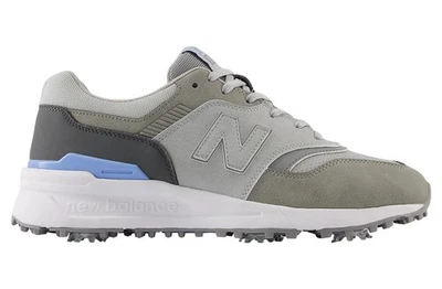 Туфли для гольфа New Balance 997 серые/синие ширина 11 SS25 - Изображение 1 из 4