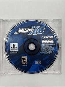 Mega Man X6 PS1 (Sony PlayStation 1, 2001) solo disco - testato - Foto 1 di 1