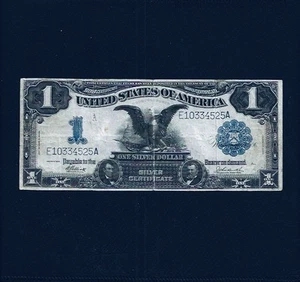 1899 1 $ SILBER ZERTIFIKAT ✪ SS SEHR SCHÖN SCHWARZER ADLER - Bild 1 von 2