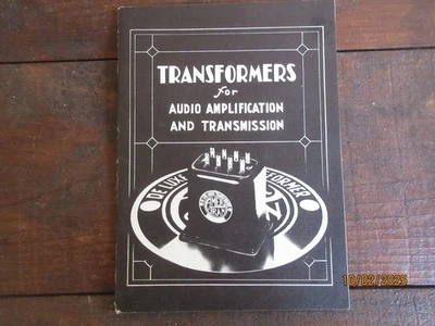 1935 Vintage Booklet Transformers for Audio Amplification and Transmission - Image 1 of 4