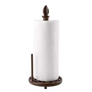 Paper Towel Holder Stand, Cast Iron Kitchen Paper Towel Countertop Vintage St... - Picture 1 of 7