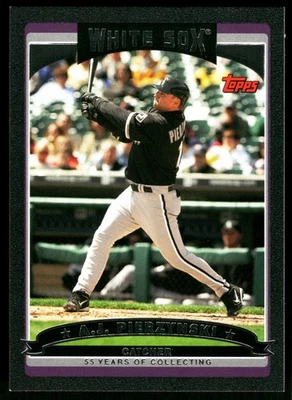 A.J. Pierzynski Chicago White Sox 2006 Topps Black #149 SN /55 - Image 1 of 2