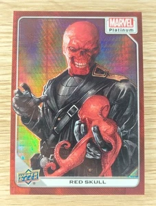 2023 Upper Deck Marvel Platinum #7 Red Prism Red SKULL nr mt - Picture 1 of 2