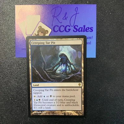 MTG - Creeping Tar Pit - Worldwake - Near Mint - Image 1 of 2
