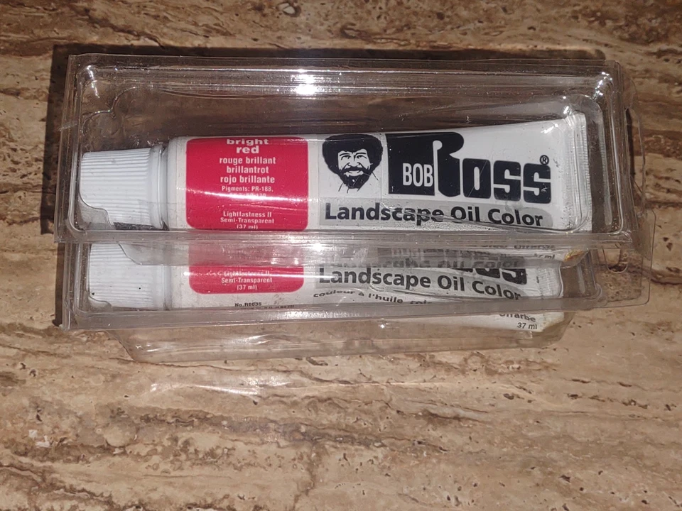 Nuevo tubo de pintura al óleo de paisaje Bob Ross - rojo brillante 1,25 fl oz (37 ml) Foto 1 de 1