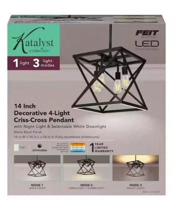 Feit Katalyst 60 vatios 4 luces ajustables CCT y 3 modos de luz LED integrado Foto 1 de 4