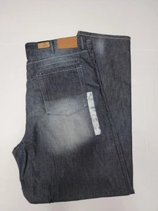 Vintage Y2K SEAN JOHN Jeans 42T Black Denim NWT Baggy Wide Skater (42x37) - Picture 1 of 13