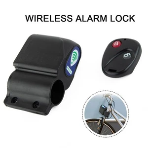 Wireless Alarm Lock Bicycle Bike Anti-Theft Security System With Remote Control - Picture 1 of 24