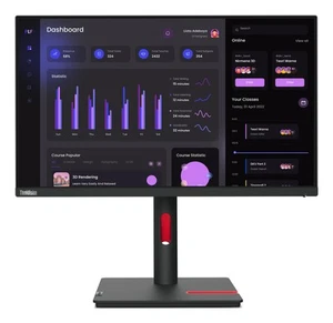 Lenovo ThinkVision T24i-30 LED display 60.5 cm (23.8") 1920 x 1080 pixels Ful... - Picture 1 of 14