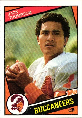 1984 Topps  - Jack Thompson #372 - Buccaneers - Image 1 of 2