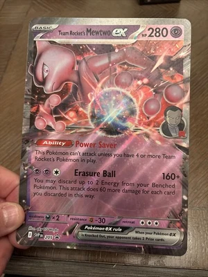 Team Rocket's Mewtwo ex 205 Jumbo Cards Holo - Image 1 of 2
