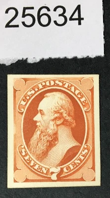 MOMEN: US # 160P4 PLATE PROOF ON CARD VF CAT. $20 LOT #25634 - Image 1 of 2