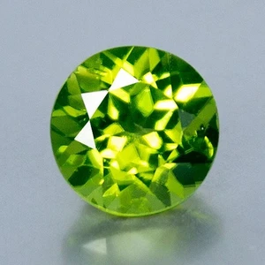 3.51ct Fabulous Genuine Peridot 9mm Round Earth Mined Gemstone Wholesale, - Foto 1 di 3