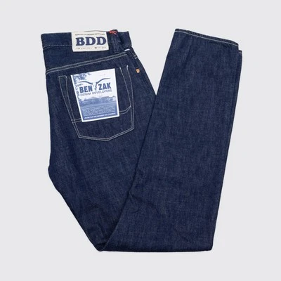 Jean Benzak Denim Developers 711 Fit 11 oz ribete cónico relajado japonés Foto 1 de 4