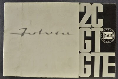 Folleto catálogo Lancia Fulvia 1969-1970 2C GT GTE bonito texto original en 4 idiomas Foto 1 de 4