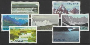 Canada 1979-81 Landscape Views/Water & Mountains 7 Stamps Mint Unhinged 6-20 - Picture 1 of 1