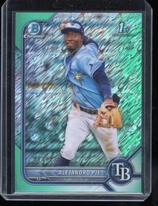 Bowman Chrome Aqua Shimmer Refractor 2022/125 Alejandro Pie #BCP-99 - Imagen 1 de 2